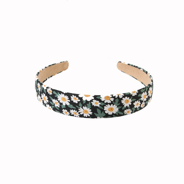 Women's Cloth Handmade Floral Plaid Hair Hoop Headband Hair Accessories