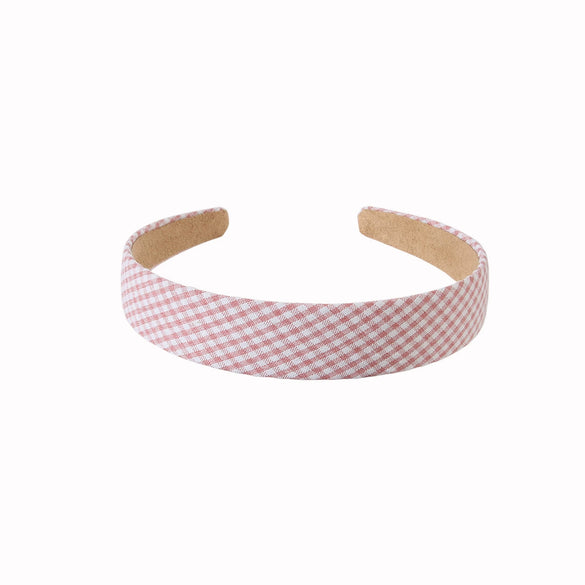 Women's Cloth Handmade Floral Plaid Hair Hoop Headband Hair Accessories
