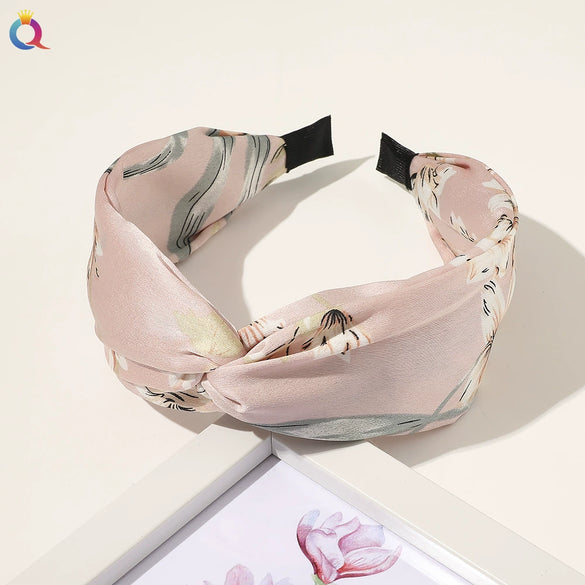 Women's Cloth Handmade Printed Widebrimmed Headband Hair Accessories