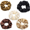 Women's Cloth Handmade Simple Fashion Retro Solid Color Hair Ring Hair Accessories