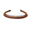 Women's Cloth Handmade Simple Nonslip Toothed Basic Bangs Broken Hair Band For Washing Face
