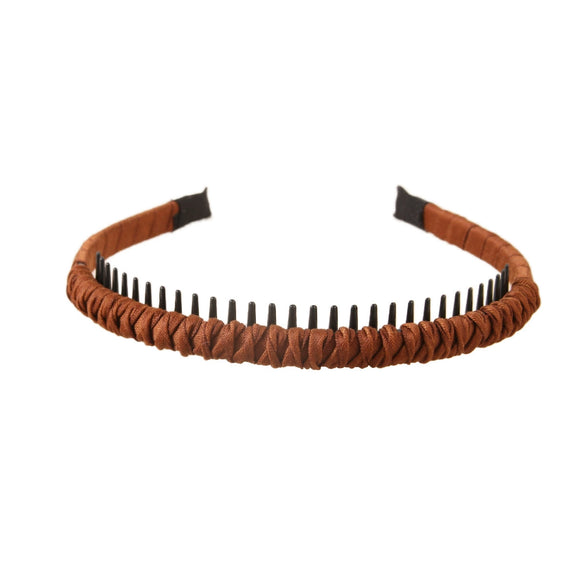 Women's Cloth Handmade Simple Nonslip Toothed Basic Bangs Broken Hair Band For Washing Face