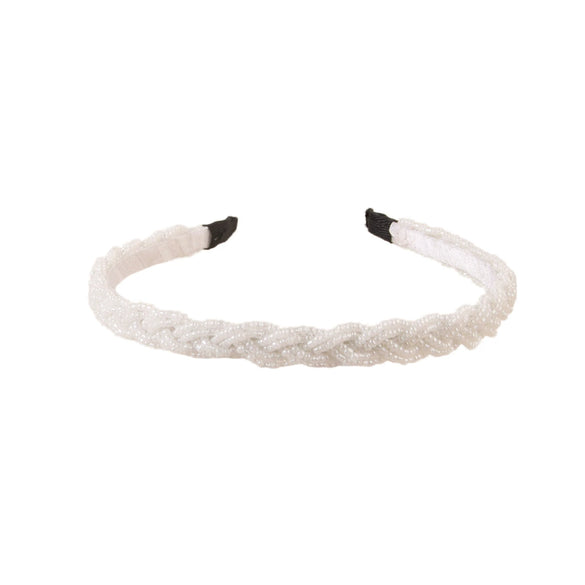 Women's Cloth Handmade Simple Nonslip Toothed Basic Bangs Broken Hair Band For Washing Face