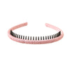 Women's Cloth Handmade Simple Nonslip Toothed Basic Bangs Broken Hair Band For Washing Face