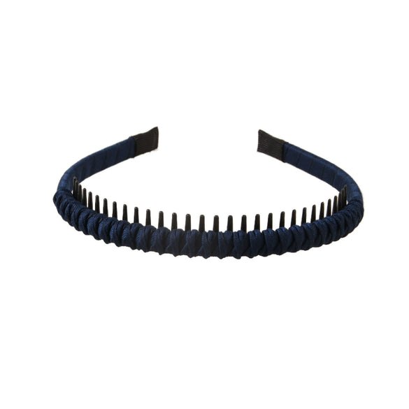 Women's Cloth Handmade Simple Nonslip Toothed Basic Bangs Broken Hair Band For Washing Face