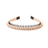 Women's Cloth Handmade Simple Nonslip Toothed Basic Bangs Broken Hair Band For Washing Face