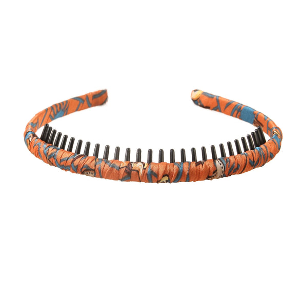 Women's Cloth Handmade Simple Nonslip Toothed Basic Bangs Broken Hair Band For Washing Face