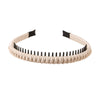 Women's Cloth Handmade Simple Nonslip Toothed Basic Bangs Broken Hair Band For Washing Face