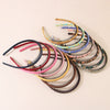 Women's Cloth Handmade Simple Nonslip Toothed Basic Bangs Broken Hair Band For Washing Face