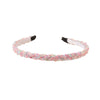 Women's Cloth Handmade Simple Nonslip Toothed Basic Bangs Broken Hair Band For Washing Face
