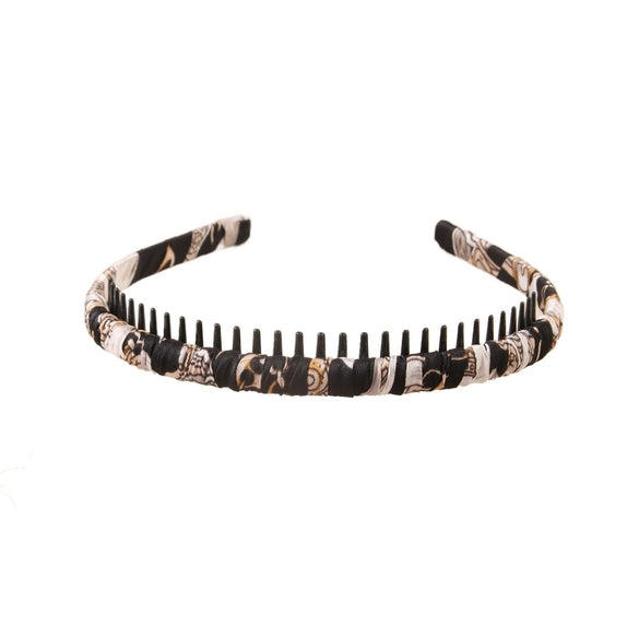 Women's Cloth Handmade Simple Nonslip Toothed Basic Bangs Broken Hair Band For Washing Face