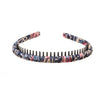 Women's Cloth Handmade Simple Nonslip Toothed Basic Bangs Broken Hair Band For Washing Face