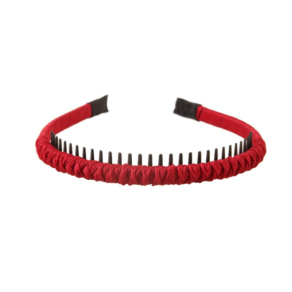 Women's Cloth Handmade Simple Nonslip Toothed Basic Bangs Broken Hair Band For Washing Face