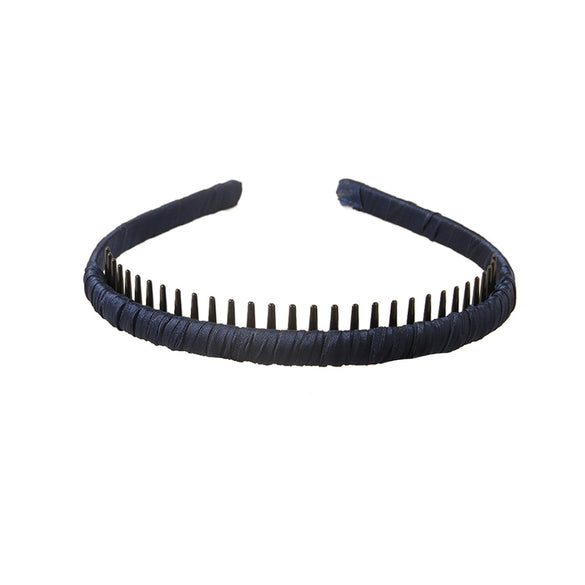 Women's Cloth Handmade Simple Nonslip Toothed Basic Bangs Broken Hair Band For Washing Face