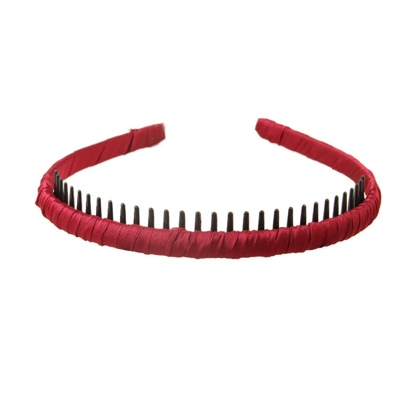 Women's Cloth Handmade Simple Nonslip Toothed Basic Bangs Broken Hair Band For Washing Face