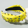 Women's Cloth Headband With Pleated Knot And Diamond Embellishment Fashion Geometric Full Diamond Hair Accessory