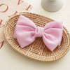 Women's Cloth Minimalist Pure Handmade Knotted Bow Spring Clip Hairpin Headwear Accessories