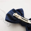 Women's Cloth Minimalist Pure Handmade Knotted Bow Spring Clip Hairpin Headwear Accessories