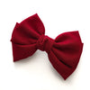 Women's Cloth Minimalist Pure Handmade Knotted Bow Spring Clip Hairpin Headwear Accessories