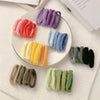 Women's Cloth Rubber Band Hair Tie High Elastic Handmade Geometric Style