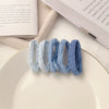 Women's Cloth Rubber Band Hair Tie High Elastic Handmade Geometric Style