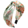 Women's Cloth Widebrimmed Flower Headband With Printing Bohemian Style Fashion Hair Accessories