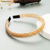 Women's Cloth Woven Crystal Hair Hoop