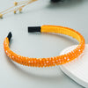 Women's Cloth Woven Crystal Hair Hoop