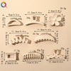 Women's Coffee Brown Frosted Shark Hair Clip Handmade Fashion Hair Accessory In Ps Abs And Pc