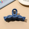 Women's Coffee Brown Frosted Shark Hair Clip Handmade Fashion Hair Accessory In Ps Abs And Pc