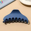 Women's Coffee Brown Frosted Shark Hair Clip Handmade Fashion Hair Accessory In Ps Abs And Pc