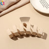 Women's Coffee Brown Frosted Shark Hair Clip Handmade Fashion Hair Accessory In Ps Abs And Pc
