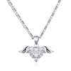 Women's Cold Style Copper Heart Shaped Geometric Stacked Clavicle Necklace With Electroplating