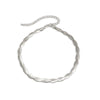 Women's Cold Style Geometric Copper Snake Bone Chain Necklace With Electroplating