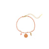Women's Colorful Braided Stainless Steel Geometric Pattern Electroplated Bracelet