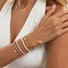 Women's Colorful Crystal Bracelet With Imitation Pearl Seashell And Starfish Charms Geometric Zinc Alloy Plated Vacation Style Jewelry