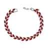 Women's Colorful Crystal Zircon Rhombus Patterned Electroplated Willow Leaf Bracelet Wholesale Fashion Jewelry