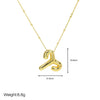 Women's Constellation Fashion Pendant Necklace Copper Brass Electroplating Clip Bead Chain