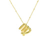 Women's Constellation Fashion Pendant Necklace Copper Brass Electroplating Clip Bead Chain
