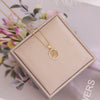Women's Constellation Metal Pendant Necklace With Micro Inlay Full Diamond And Electroplating