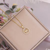 Women's Constellation Metal Pendant Necklace With Micro Inlay Full Diamond And Electroplating