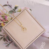 Women's Constellation Metal Pendant Necklace With Micro Inlay Full Diamond And Electroplating