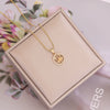 Women's Constellation Metal Pendant Necklace With Micro Inlay Full Diamond And Electroplating