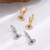 Women's Cool Style Geometric Copper Zirconia Earrings