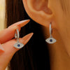 Women's Cool Style Geometric Copper Zirconia Earrings