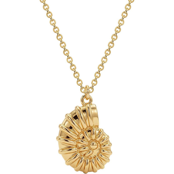 Women's Copper Animal Pendant Necklace With Crab And Starfish Design Electroplated O Shaped Clavicle Chain Casual Cute Jewelry