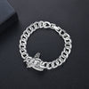 Women's Copper Animal Zodiac Bracelet With Zircon Inlay And Link Chain Fashion Jewelry