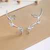 Women's Copper Antlers Zircon Inlaid Geometric Animal Zodiac Style Jewelry