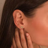 Women's Copper Bow Tie Earrings With Electroplated Finish Old Money Style Fashion Statement Jewelry
