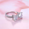 Women's Copper Bow Zircon Jewelry Electroplated Fashion Ring